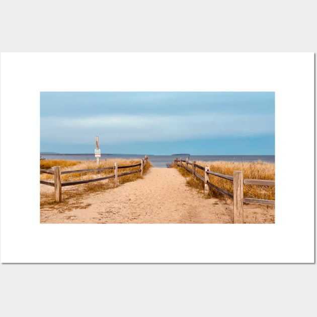 Great Lakes - Beachy love - Pathway to Lake Superior Wall Art by aadventures